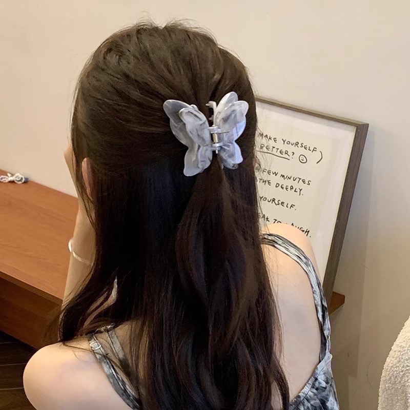 𝓨𝓪𝓷𝓰𝓑𝓲🕊️【實品好美】【超仙氣立體雙層蝴蝶結鯊魚夾】抓夾 V411-細節圖5