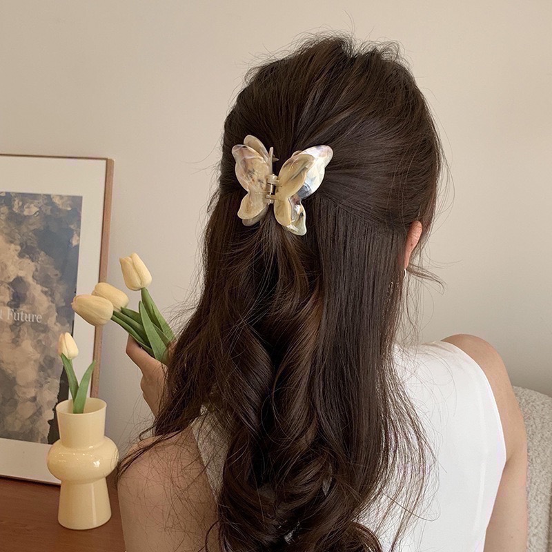 𝓨𝓪𝓷𝓰𝓑𝓲🕊️【實品好美】【超仙氣立體雙層蝴蝶結鯊魚夾】抓夾 V411-細節圖7