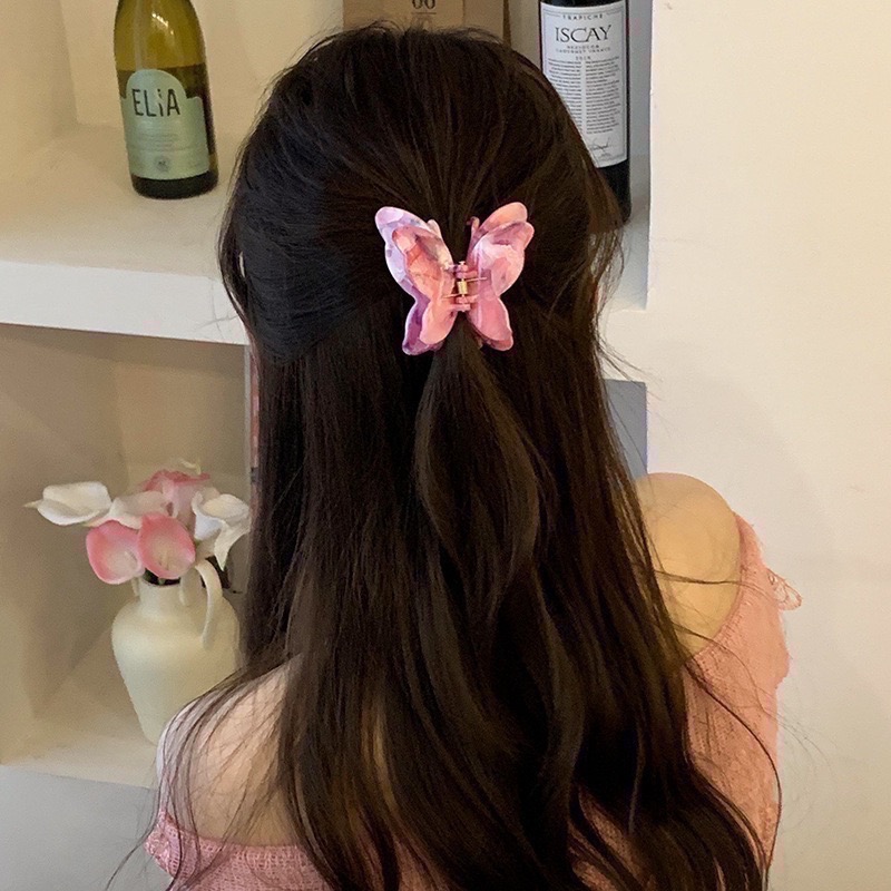 𝓨𝓪𝓷𝓰𝓑𝓲🕊️【實品好美】【超仙氣立體雙層蝴蝶結鯊魚夾】抓夾 V411-細節圖9