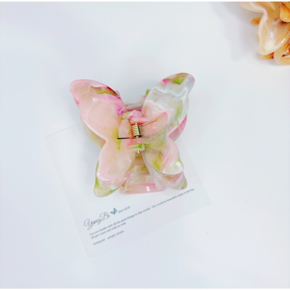 𝓨𝓪𝓷𝓰𝓑𝓲🕊️【實品好美】【超仙氣立體雙層蝴蝶結鯊魚夾】抓夾 V411-規格圖11