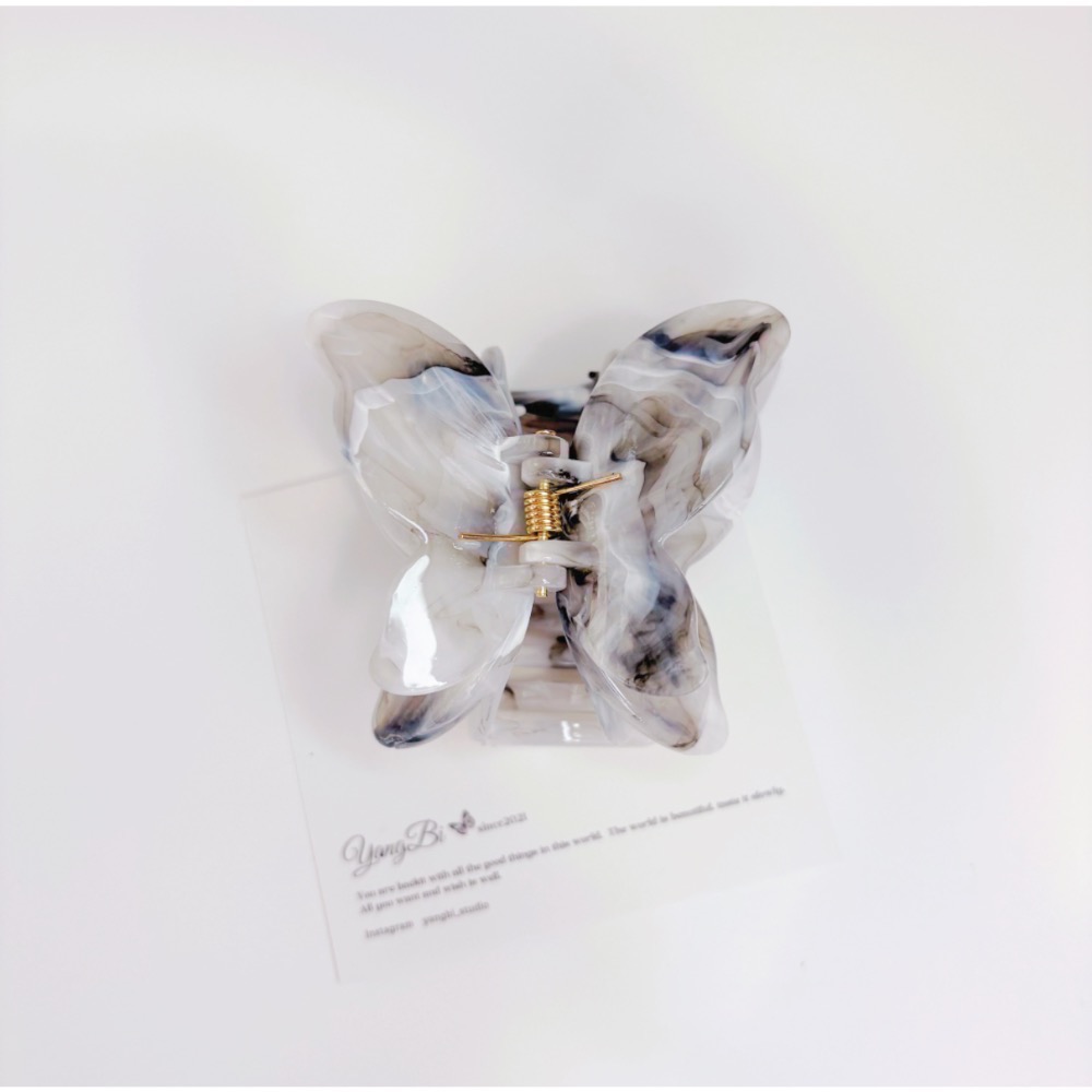 𝓨𝓪𝓷𝓰𝓑𝓲🕊️【實品好美】【超仙氣立體雙層蝴蝶結鯊魚夾】抓夾 V411-規格圖11