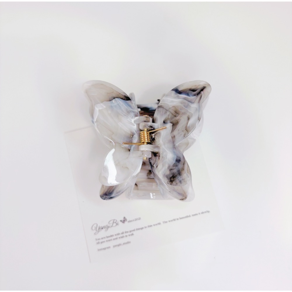 𝓨𝓪𝓷𝓰𝓑𝓲🕊️【實品好美】【超仙氣立體雙層蝴蝶結鯊魚夾】抓夾 V411-規格圖11