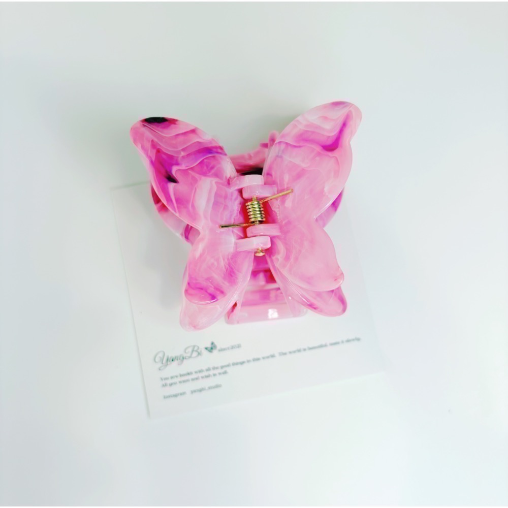 𝓨𝓪𝓷𝓰𝓑𝓲🕊️【實品好美】【超仙氣立體雙層蝴蝶結鯊魚夾】抓夾 V411-規格圖11