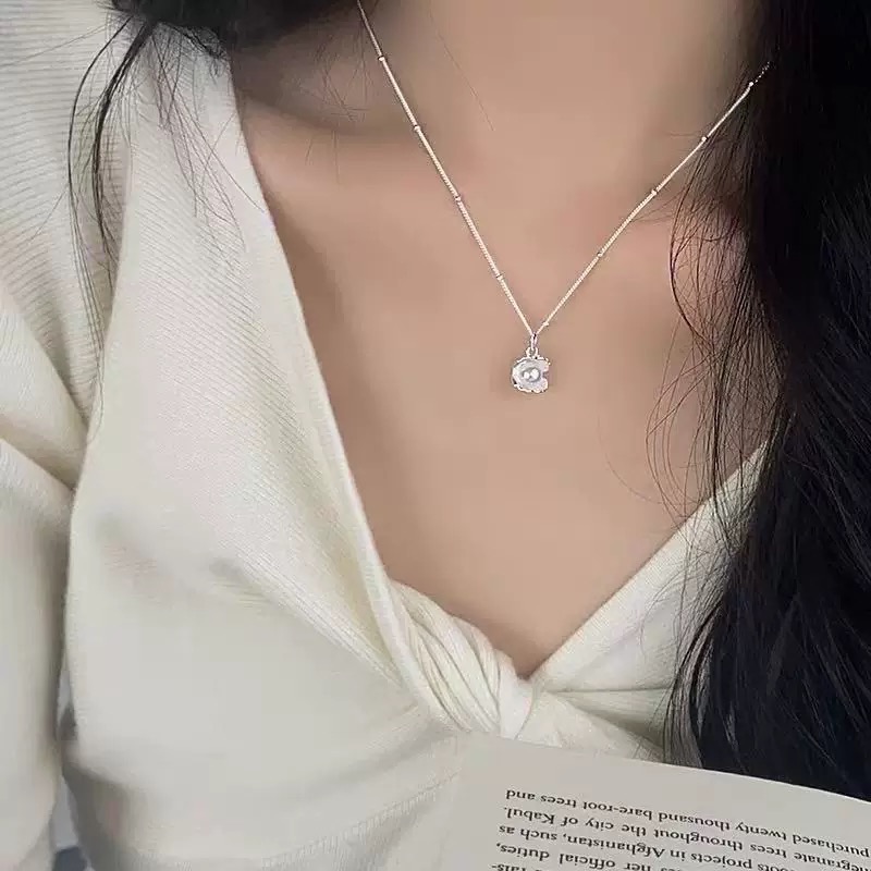 𝓨𝓪𝓷𝓰𝓑𝓲🕊️925銀【海洋珍珠貝殼項鍊】 Y837-細節圖3