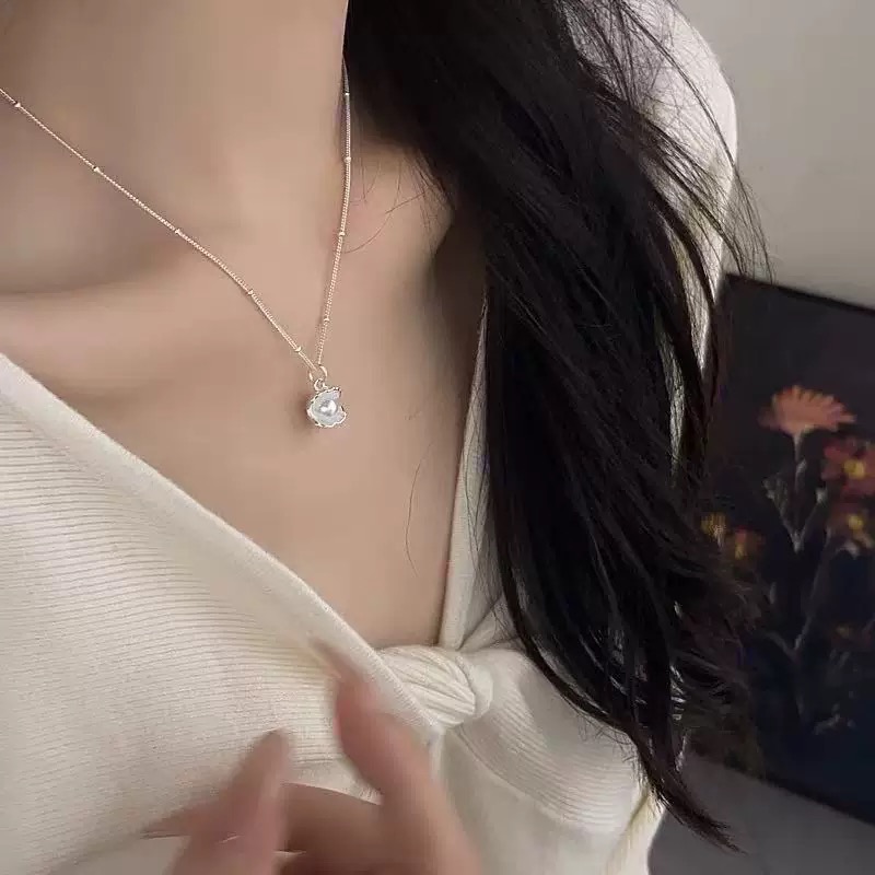 𝓨𝓪𝓷𝓰𝓑𝓲🕊️925銀【海洋珍珠貝殼項鍊】 Y837-細節圖5