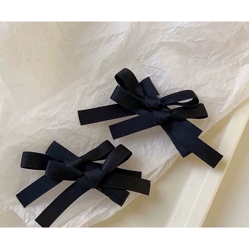 𝓨𝓪𝓷𝓰𝓑𝓲🕊️【雙蝴蝶結緞帶髮夾】 V419-細節圖3