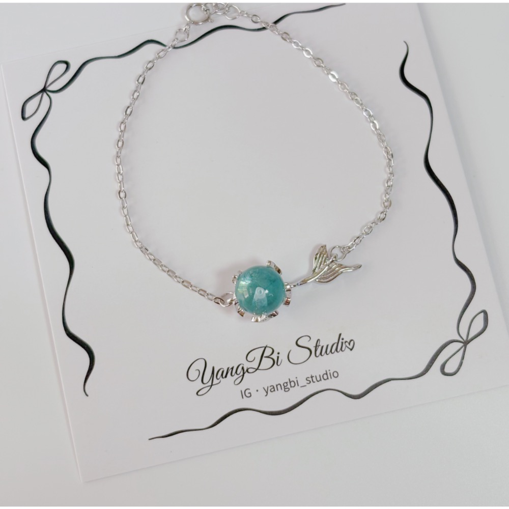 𝓨𝓪𝓷𝓰𝓑𝓲🕊️925銀【閨蜜手鍊】【人魚泡沫手鍊】 Y871-細節圖9