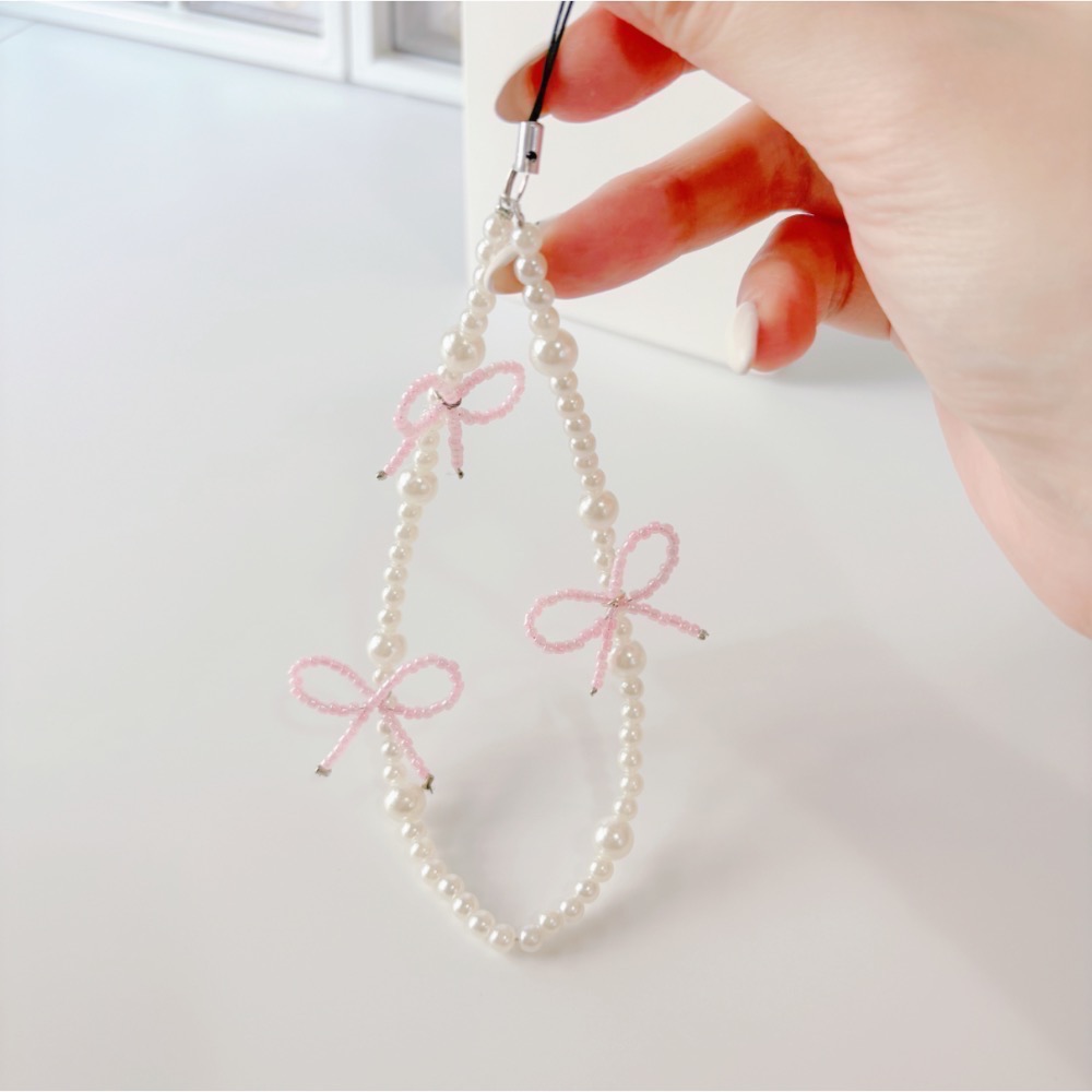 𝓨𝓪𝓷𝓰𝓑𝓲🩰純手工【串珠蝴蝶結手機吊飾】 C69-細節圖10