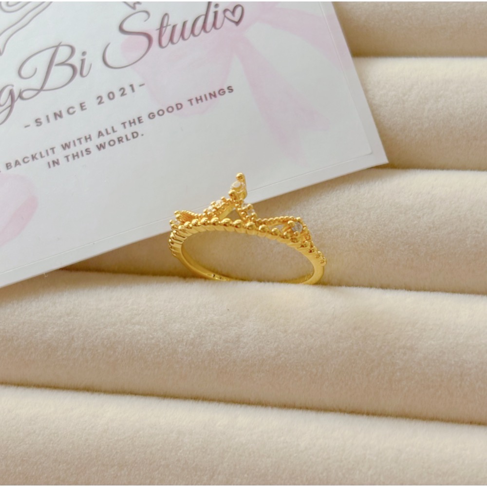 𝓨𝓪𝓷𝓰𝓑𝓲🕊️【法式輕奢皇冠戒指】 Y885-細節圖5