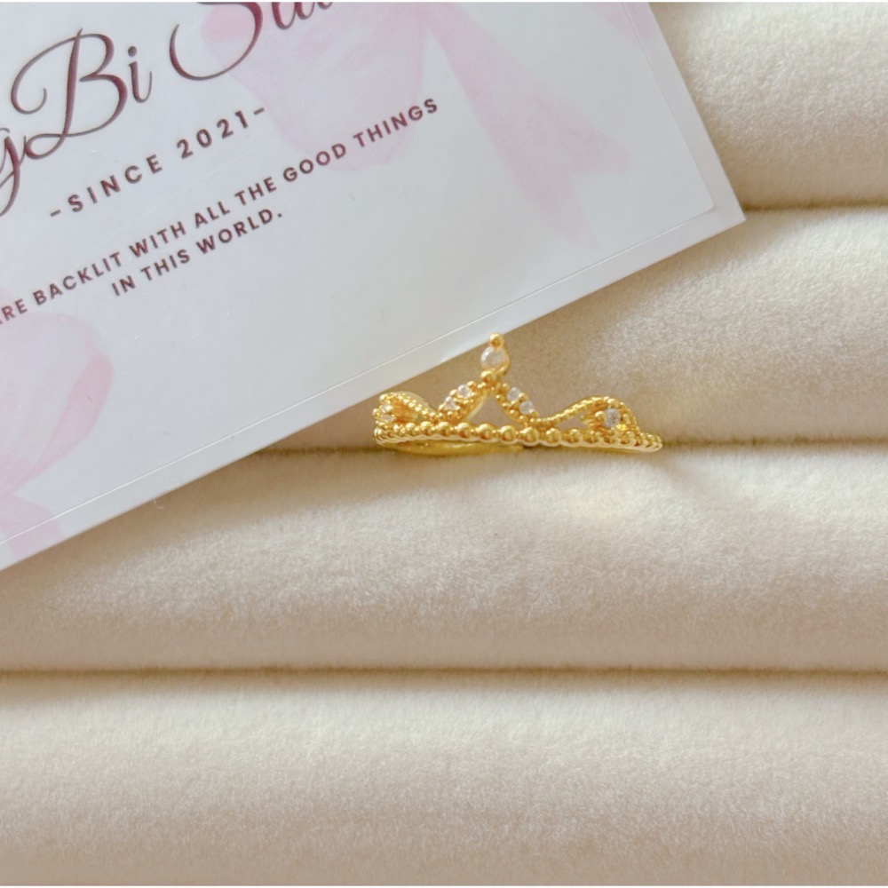 𝓨𝓪𝓷𝓰𝓑𝓲🕊️【法式輕奢皇冠戒指】 Y885-細節圖7