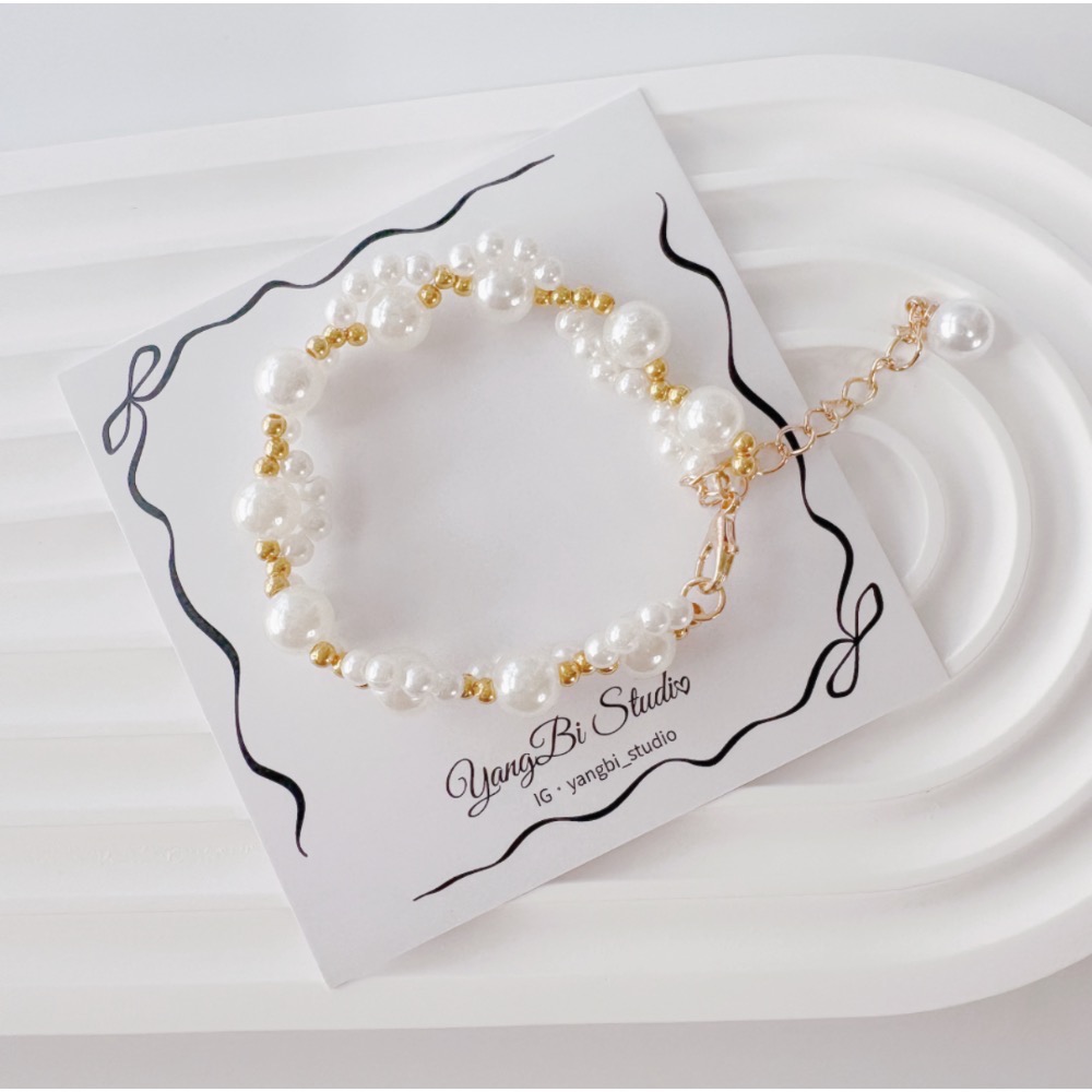 𝓨𝓪𝓷𝓰𝓑𝓲🕊️【貓奴必備】【珍珠貓爪串珠手鍊】 Y886-細節圖6