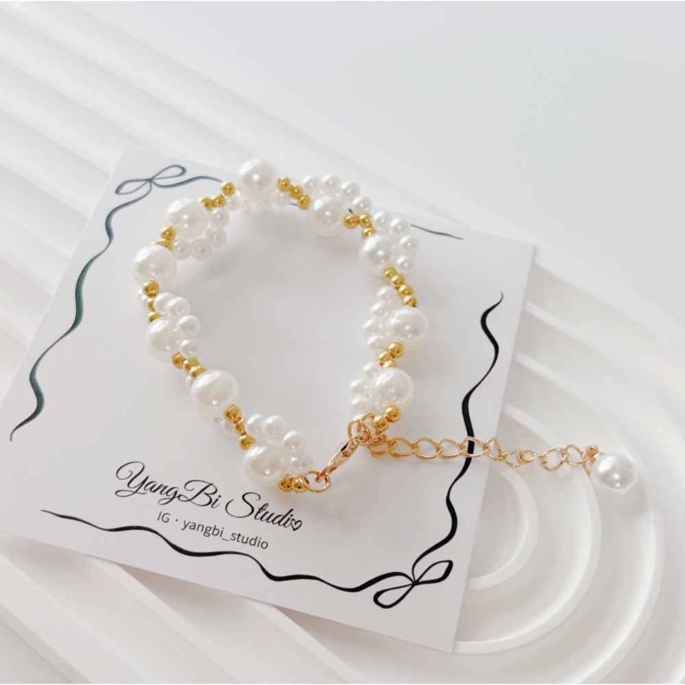 𝓨𝓪𝓷𝓰𝓑𝓲🕊️【貓奴必備】【珍珠貓爪串珠手鍊】 Y886-細節圖8