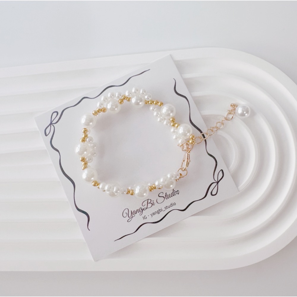 𝓨𝓪𝓷𝓰𝓑𝓲🕊️【貓奴必備】【珍珠貓爪串珠手鍊】 Y886-細節圖4