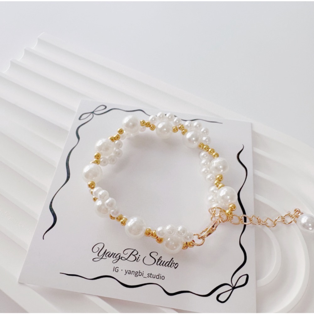 𝓨𝓪𝓷𝓰𝓑𝓲🕊️【貓奴必備】【珍珠貓爪串珠手鍊】 Y886-細節圖7