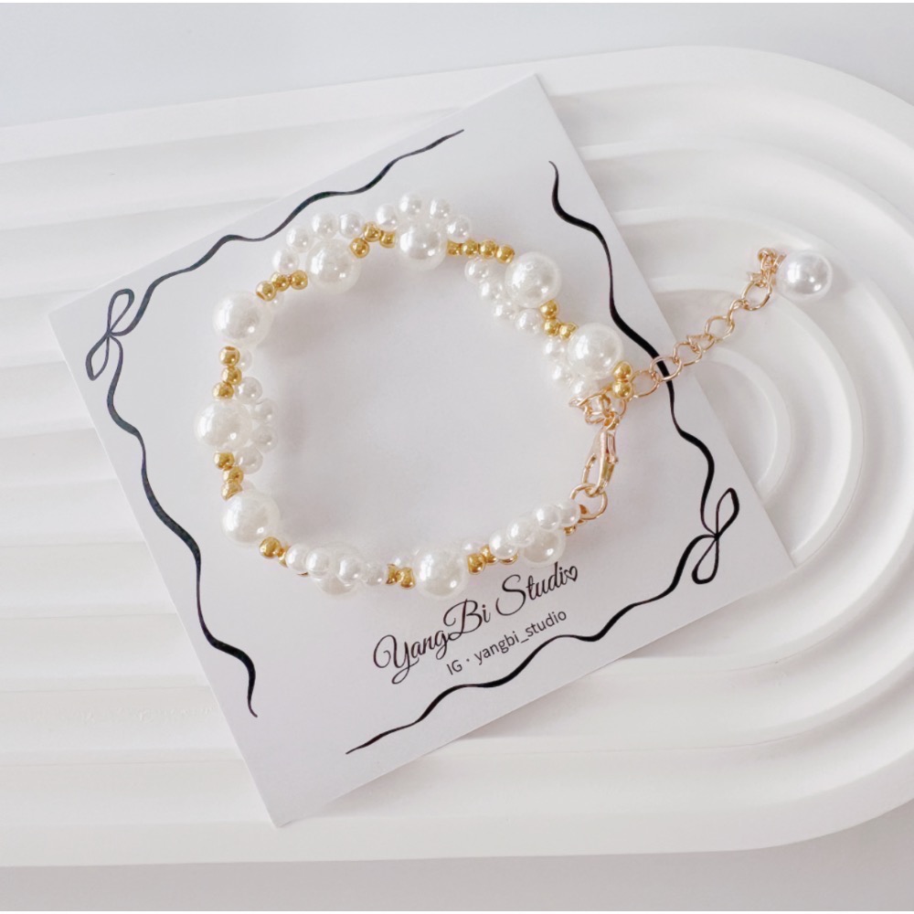 𝓨𝓪𝓷𝓰𝓑𝓲🕊️【貓奴必備】【珍珠貓爪串珠手鍊】 Y886-細節圖6