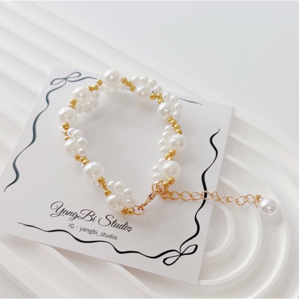 𝓨𝓪𝓷𝓰𝓑𝓲🕊️【貓奴必備】【珍珠貓爪串珠手鍊】 Y886-細節圖8