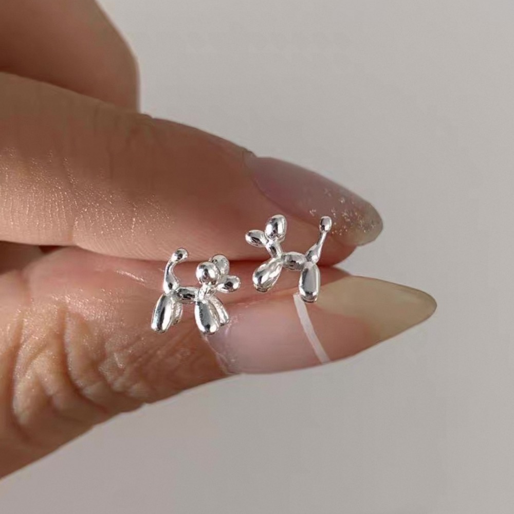 𝓨𝓪𝓷𝓰𝓑𝓲🕊️【上班上課都能戴】【可愛精緻氣球狗迷你耳釘】耳環 Y893-細節圖10