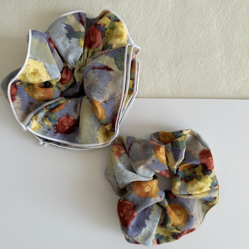 𝓨𝓪𝓷𝓰𝓑𝓲🕊️【質感極佳】【復古油畫大腸圈三種款式】 V436-細節圖3