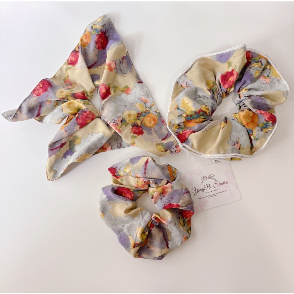 𝓨𝓪𝓷𝓰𝓑𝓲🕊️【質感極佳】【復古油畫大腸圈三種款式】 V436-細節圖4