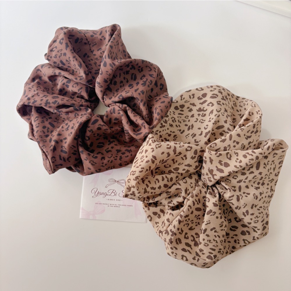 𝓨𝓪𝓷𝓰𝓑𝓲🕊️【特大號】【韓系高質感布藝豹紋澎澎大腸 V437-細節圖7