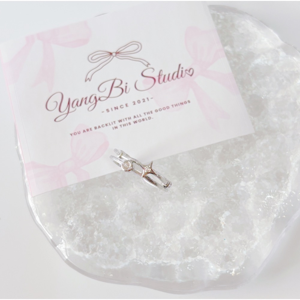 𝓨𝓪𝓷𝓰𝓑𝓲🕊️【四芒星雙層小眾戒指】 Y904-細節圖4