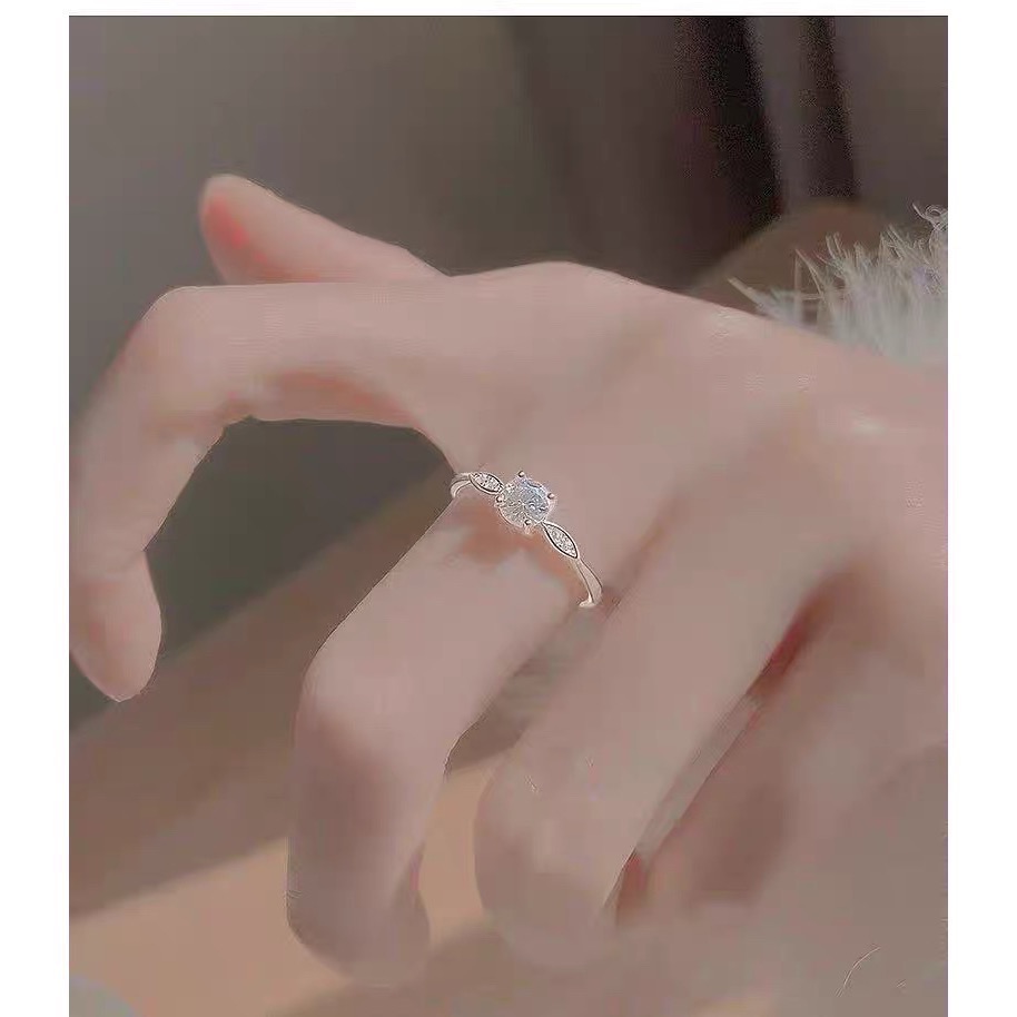 𝓨𝓪𝓷𝓰𝓑𝓲🕊️925純銀【經典小方糖璀璨戒指】 Y907-細節圖10