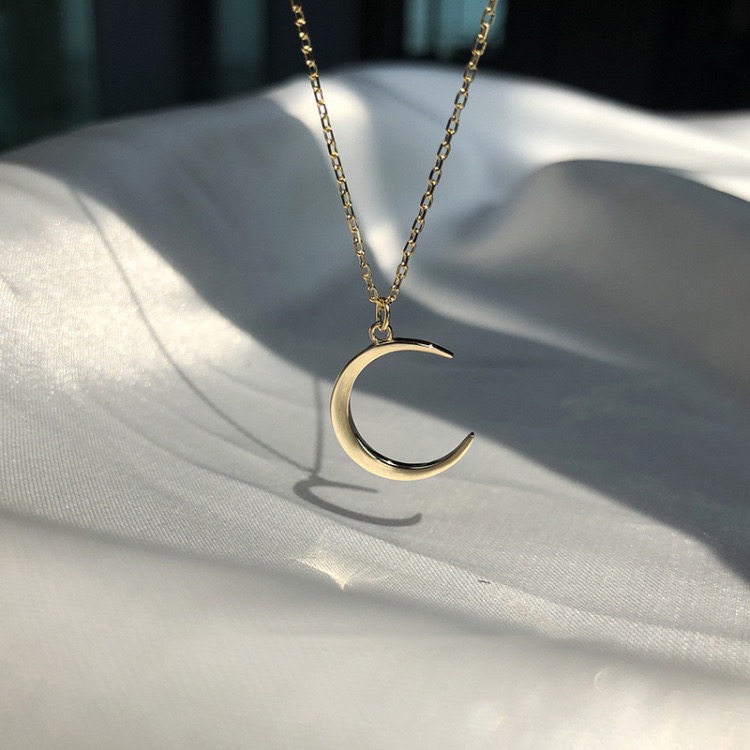 𝓨𝓪𝓷𝓰𝓑𝓲🕊️【月光女神】【彎月月亮鎖骨項鍊】 Y909-細節圖8