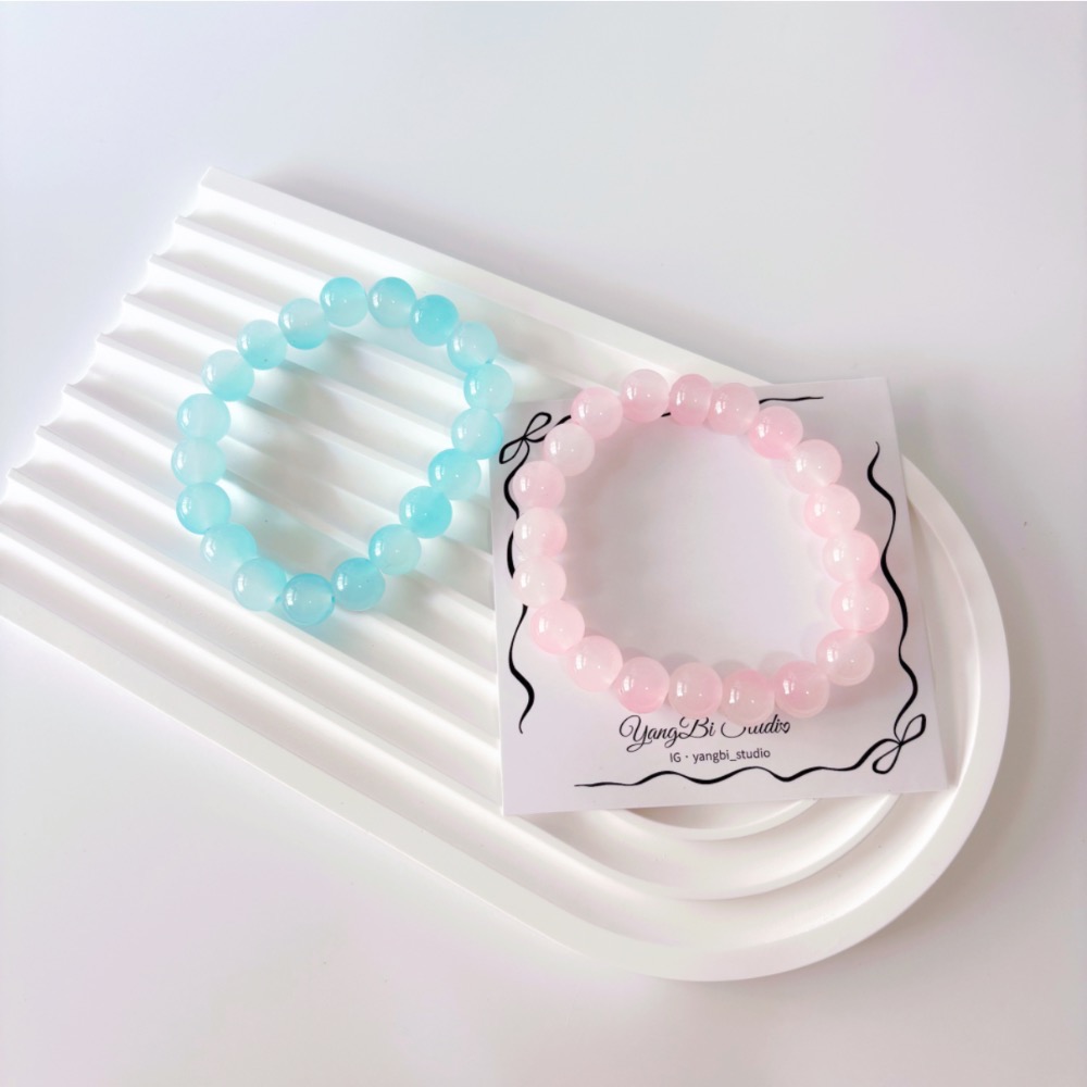 𝓨𝓪𝓷𝓰𝓑𝓲🕊️【冰透漸層串珠手鍊】 Y914-細節圖6