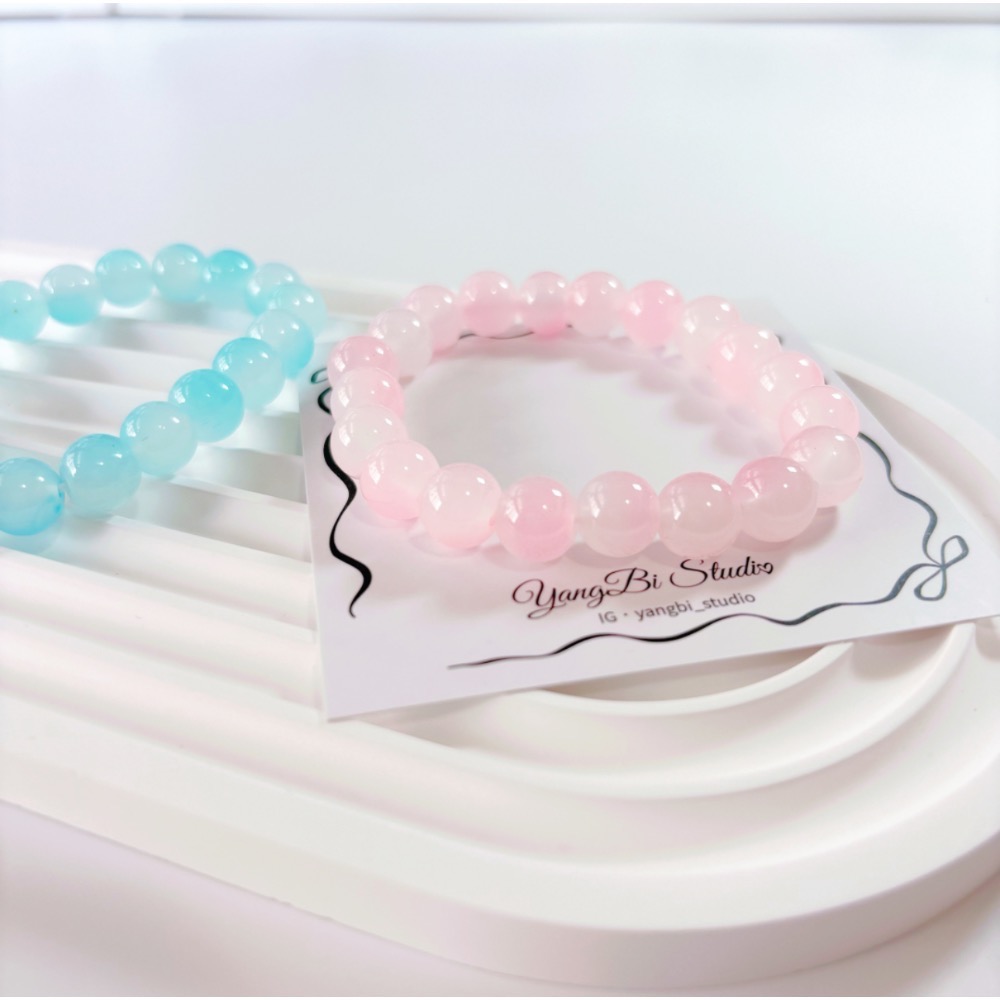 𝓨𝓪𝓷𝓰𝓑𝓲🕊️【冰透漸層串珠手鍊】 Y914-細節圖8