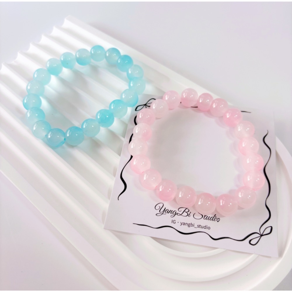 𝓨𝓪𝓷𝓰𝓑𝓲🕊️【冰透漸層串珠手鍊】 Y914-細節圖3