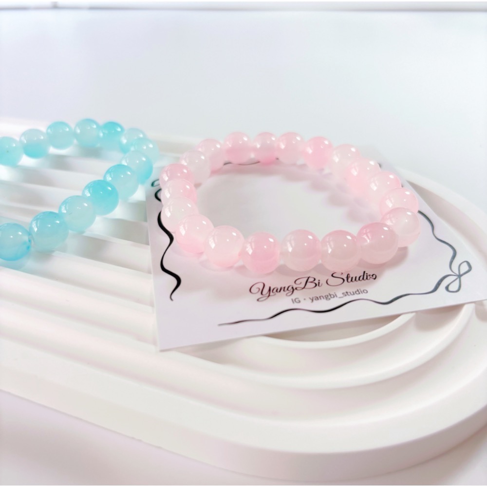 𝓨𝓪𝓷𝓰𝓑𝓲🕊️【冰透漸層串珠手鍊】 Y914-細節圖8