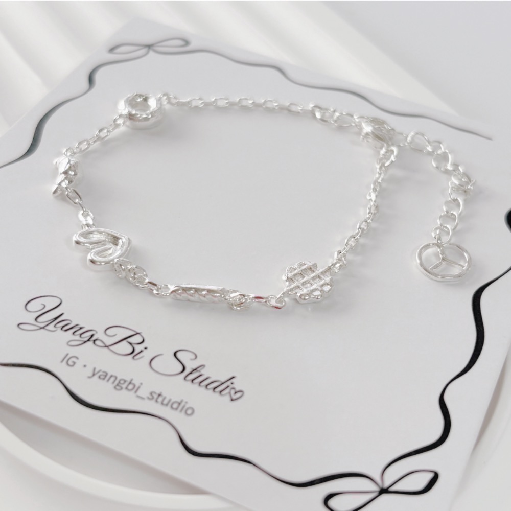 𝓨𝓪𝓷𝓰𝓑𝓲🕊️925銀【法式西點麵包手鍊】 Y919-細節圖6