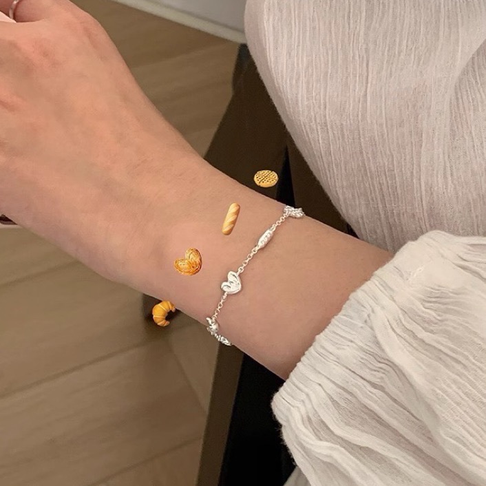 𝓨𝓪𝓷𝓰𝓑𝓲🕊️925銀【法式西點麵包手鍊】 Y919-細節圖9