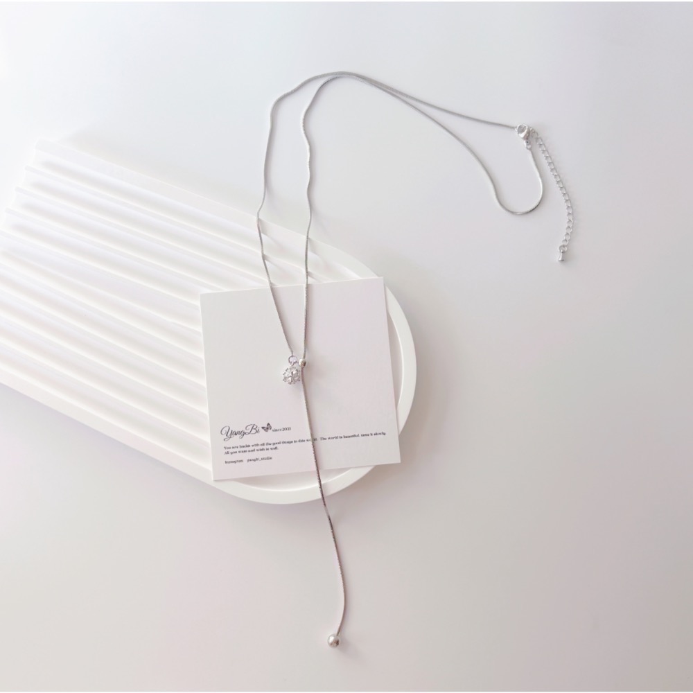 𝓨𝓪𝓷𝓰𝓑𝓲🕊️可調節 【真金電鍍 晶鑽小圓球項鍊】 Y922-細節圖7