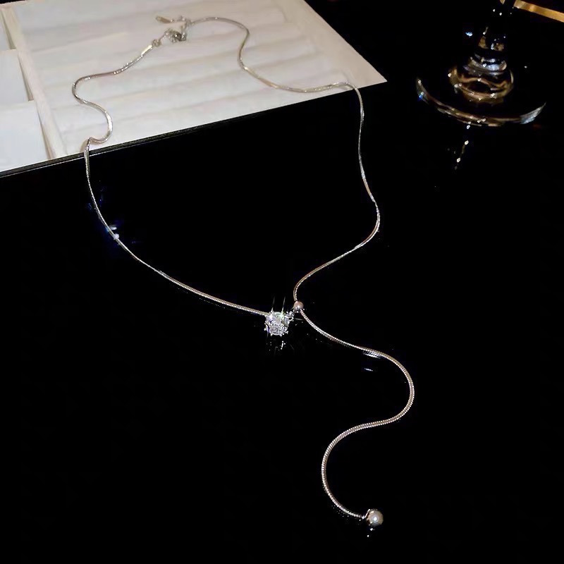 𝓨𝓪𝓷𝓰𝓑𝓲🕊️可調節 【真金電鍍 晶鑽小圓球項鍊】 Y922-細節圖2