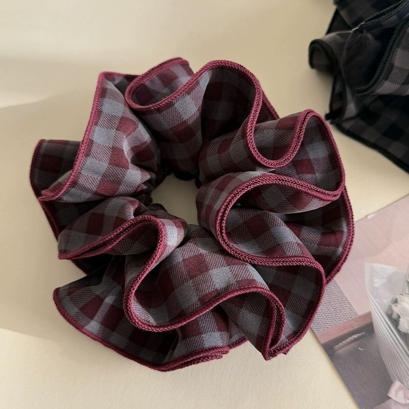 𝓨𝓪𝓷𝓰𝓑𝓲🕊️【趙露絲同款格紋大腸圈】 V446-細節圖3