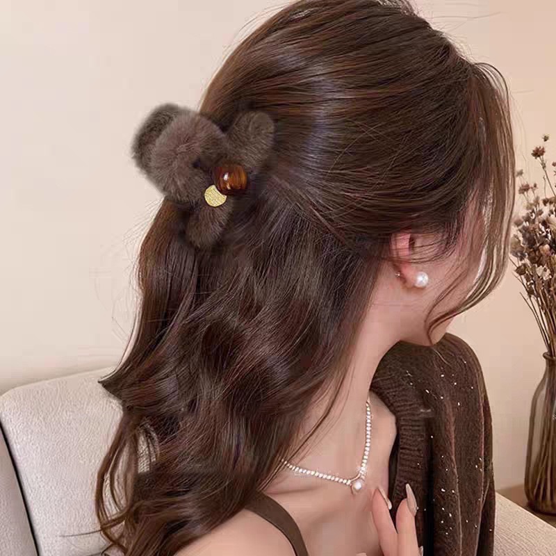 𝓨𝓪𝓷𝓰𝓑𝓲🕊️【琥珀色金牌毛絨鯊魚夾】 V447-細節圖5