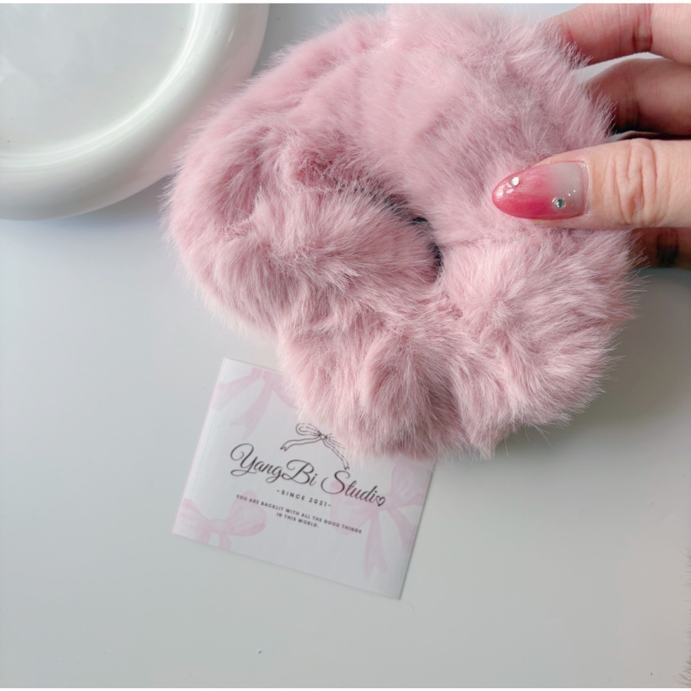 𝓨𝓪𝓷𝓰𝓑𝓲🕊️【超澎加厚特級毛絨大腸圈】丸子頭 包子頭 V450-規格圖10