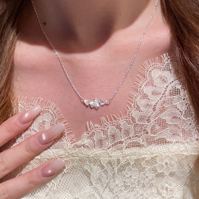 𝓨𝓪𝓷𝓰𝓑𝓲🕊️【氣質小清新．繁花物語山茶花項鍊】 Y932-細節圖3