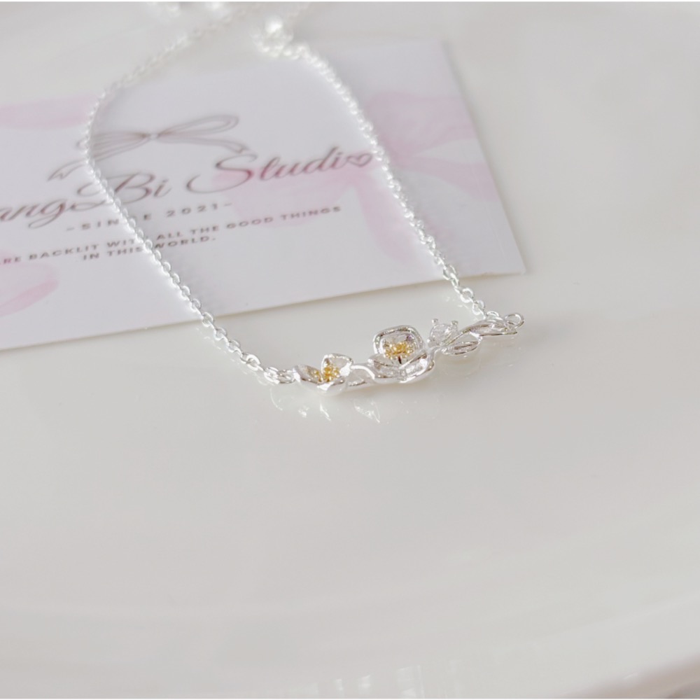 𝓨𝓪𝓷𝓰𝓑𝓲🕊️【氣質小清新．繁花物語山茶花項鍊】 Y932-細節圖8