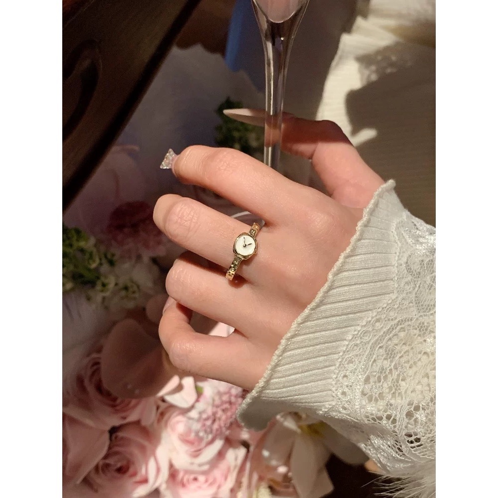 𝓨𝓪𝓷𝓰𝓑𝓲🕊️【簡約迷你鐘錶戒指】 Y935-細節圖8