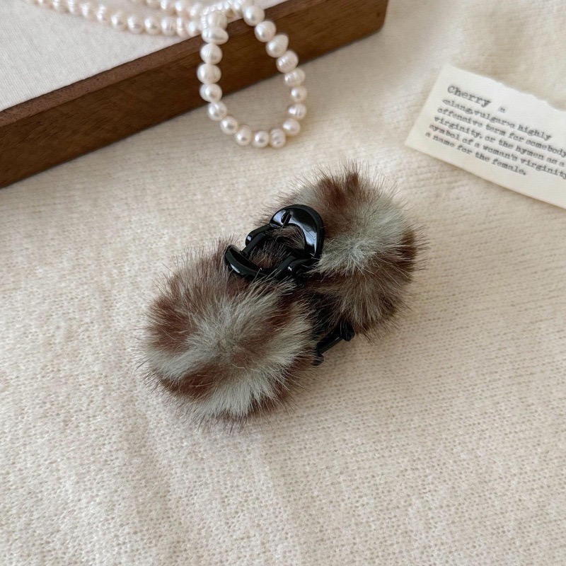 綠色毛球小抓夾