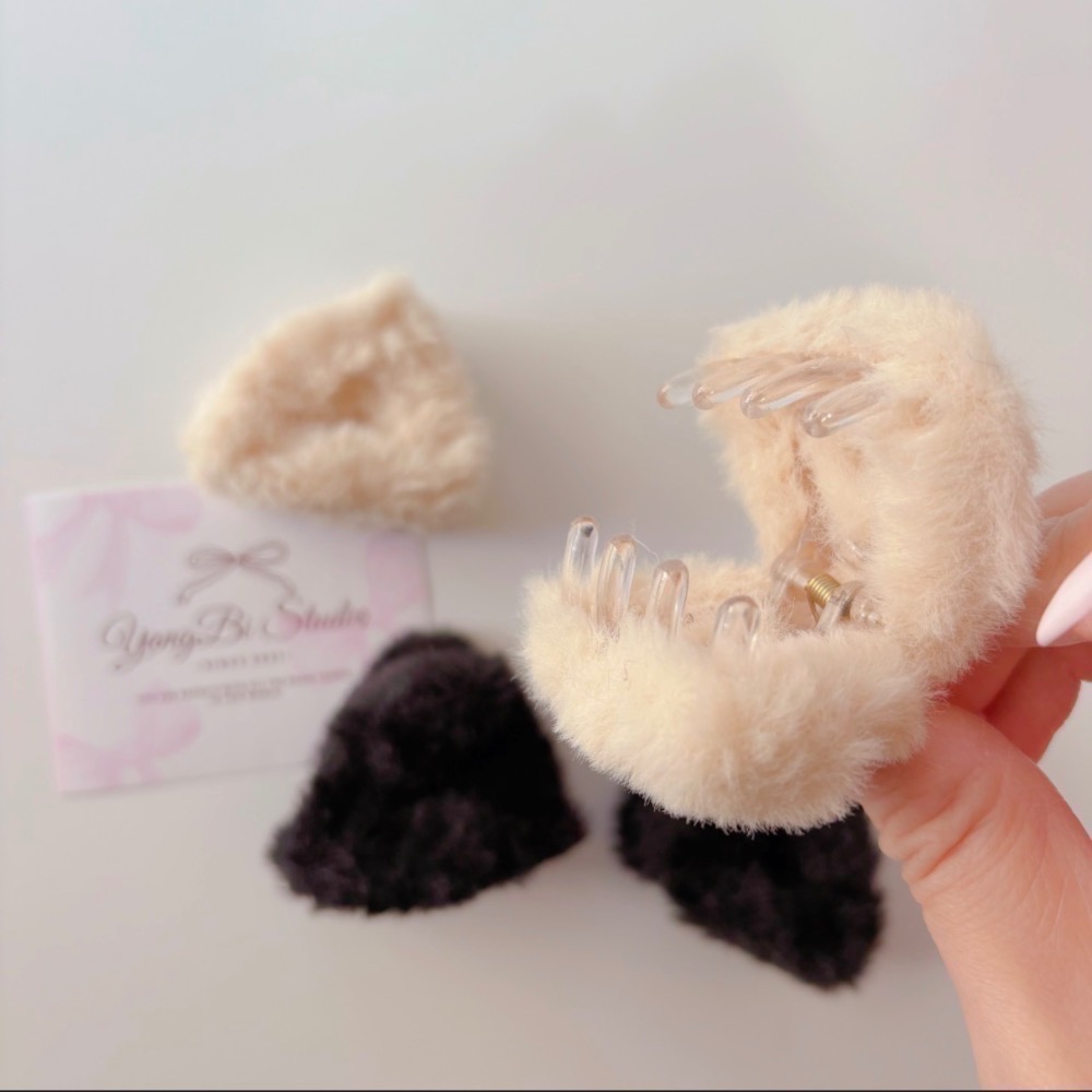 𝓨𝓪𝓷𝓰𝓑𝓲🕊️【可愛毛絨貓耳朵抓夾】 V464-細節圖7