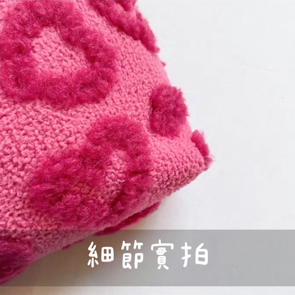 𝓨𝓪𝓷𝓰𝓑𝓲🩰【大型．超甜美立體愛心毛絨可愛化妝包】收納包 C72-細節圖10
