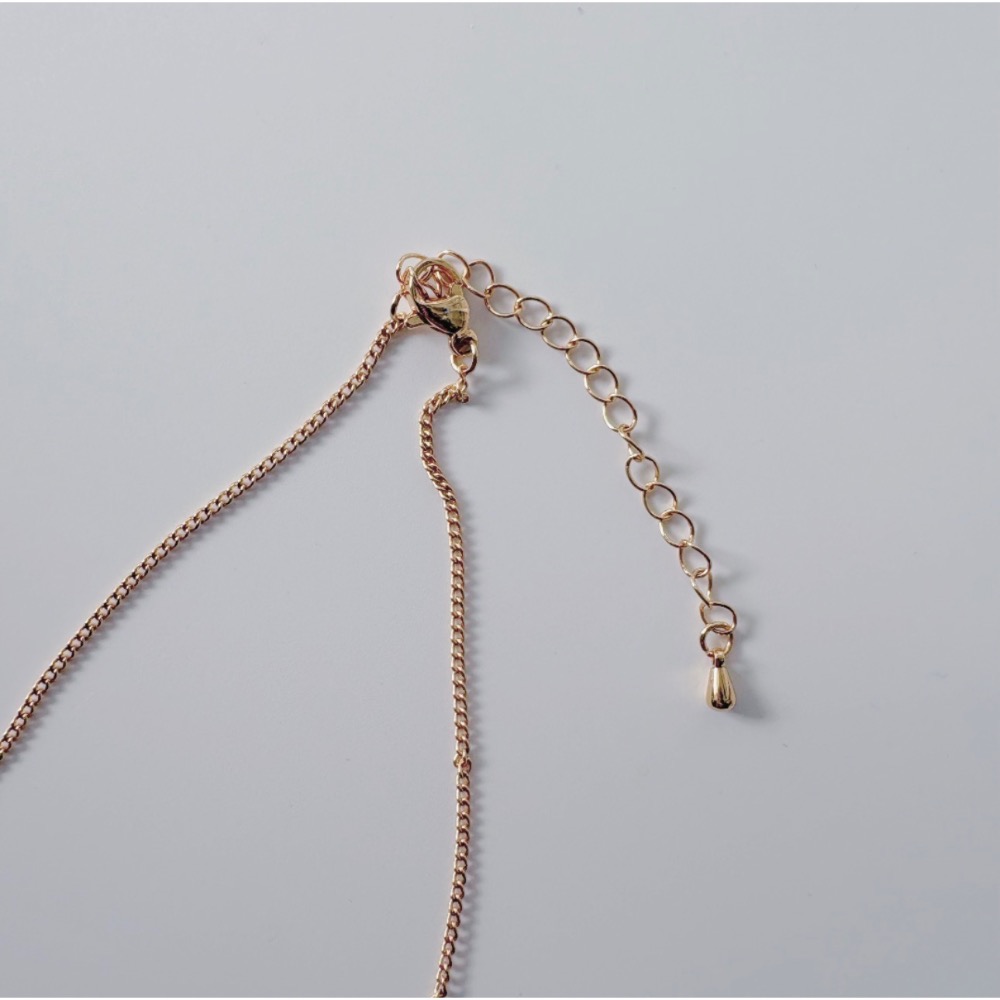 𝓨𝓪𝓷𝓰𝓑𝓲🕊️招好運【18K真金電鍍】【繁花幸運草流蘇平安鎖項鍊】 Y946-細節圖11