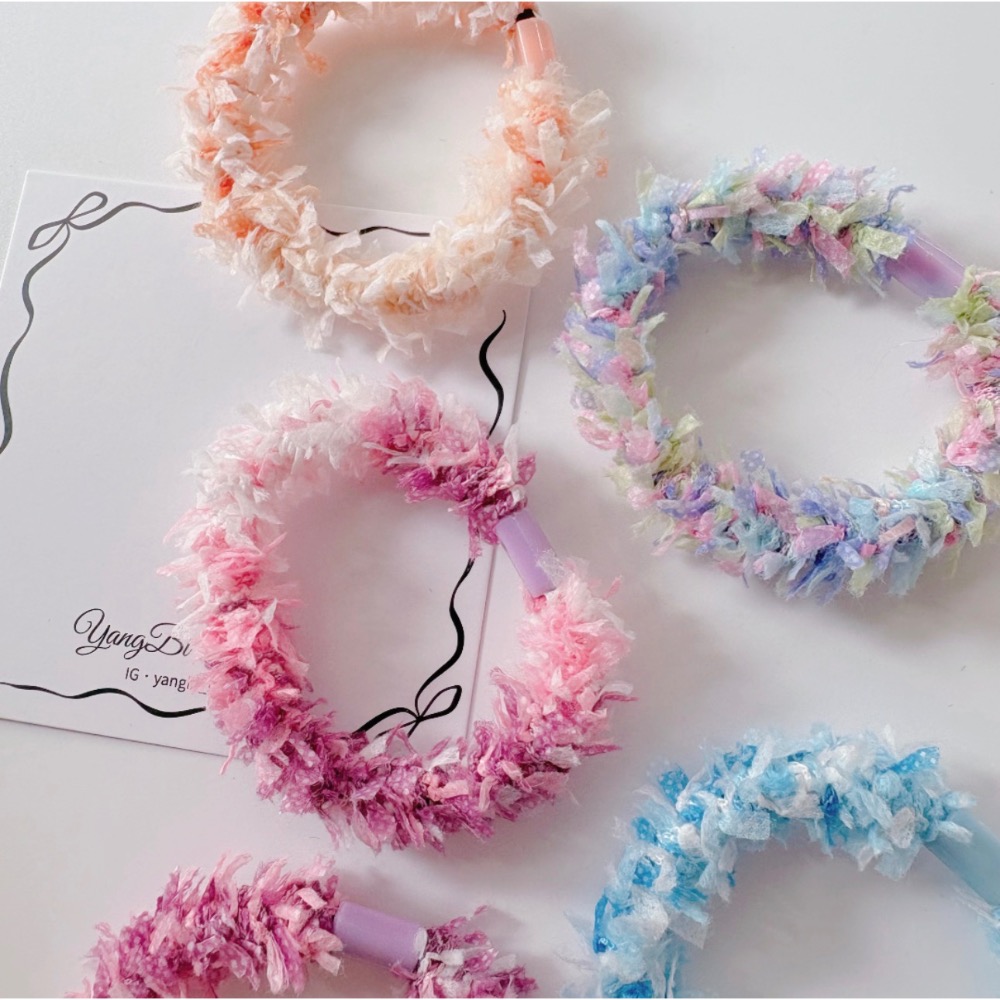 𝓨𝓪𝓷𝓰𝓑𝓲🕊️【高彈力不咬髮質感極佳 挑戰最低價【韓系氣質甜美髮圈】 V465-細節圖2