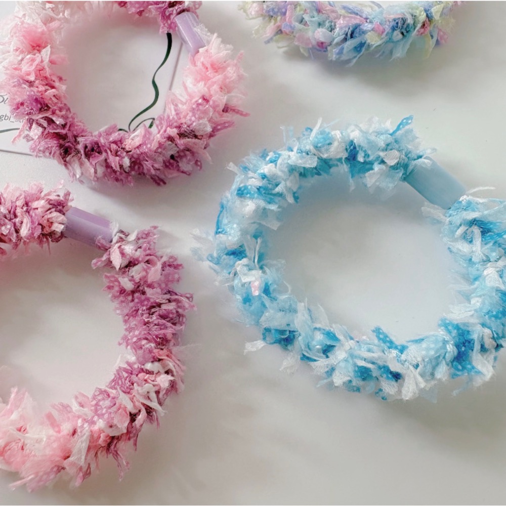 𝓨𝓪𝓷𝓰𝓑𝓲🕊️【高彈力不咬髮質感極佳 挑戰最低價【韓系氣質甜美髮圈】 V465-細節圖3