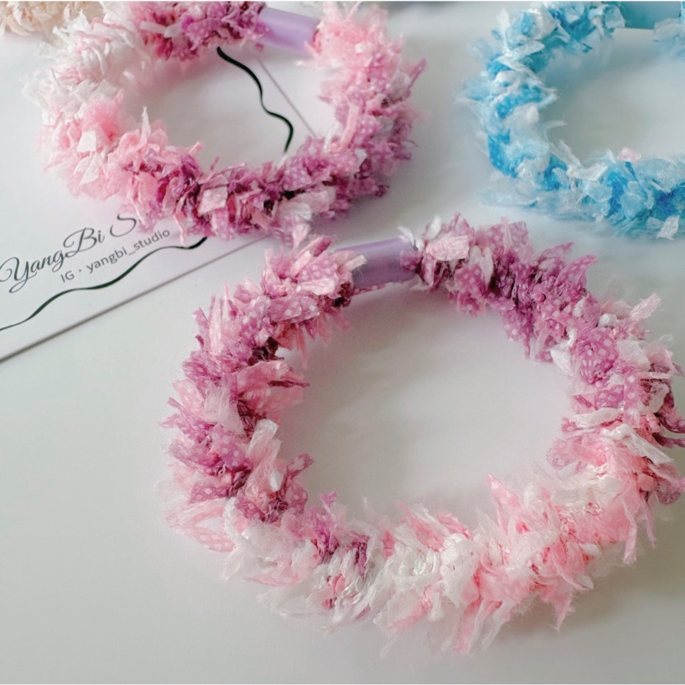 𝓨𝓪𝓷𝓰𝓑𝓲🕊️【高彈力不咬髮質感極佳 挑戰最低價【韓系氣質甜美髮圈】 V465-細節圖4