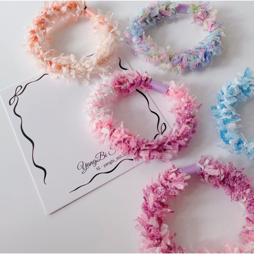 𝓨𝓪𝓷𝓰𝓑𝓲🕊️【高彈力不咬髮質感極佳 挑戰最低價【韓系氣質甜美髮圈】 V465-細節圖5