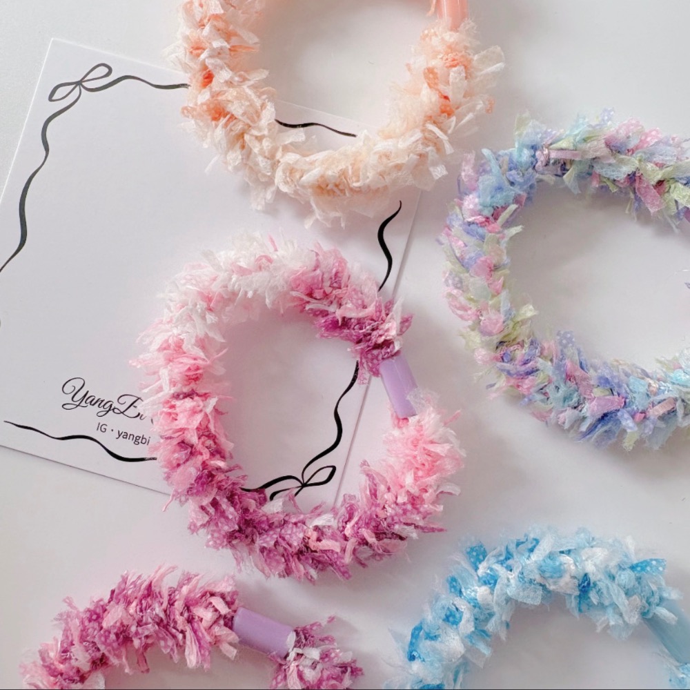 𝓨𝓪𝓷𝓰𝓑𝓲🕊️【高彈力不咬髮質感極佳 挑戰最低價【韓系氣質甜美髮圈】 V465-細節圖6